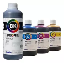 Tinta Compatível P/ Epson 1 Litro Black 3x500ml Color E0017