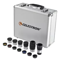 Kit De Oculares Y Filtros Celestron, 1.25'', X14 Piezas