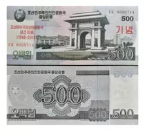 Cédula Fe Estrangeira 500 Won Coreia Do Norte 