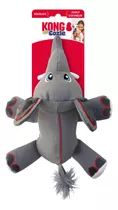 Brinquedo Kong Pelucia Ultra Cozie Elefante Para Cachorro Cor Cinza