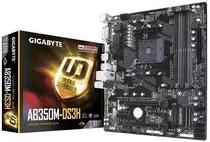 Mother Gigabyte Ab350m-ds3h Am4 Ryzen 2200g 2400g Amd Ab350m