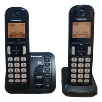 Telefono Panasonic Modelo Kx-tgc222ag Inalámbrico Duo Negro