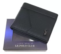 Cartera Original Polo Piel Caballero Billetera Hombre Lujo