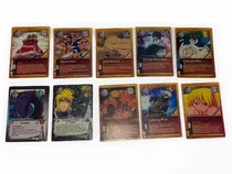 Lote Com 10 Cards Naruto - Collectible Card - Muito Raro