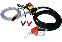 Kit Bomba Trasvasije Diesel 12v 175w Motor Manguera Pistola