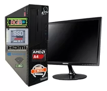 Cpu+monitor 19  Lenovo M79 A4-8350b 8gb 240gb Ssd Wifi Hdmi