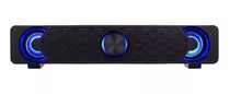 Caixinha De Som Soundbar Gamer Led Rgb Potente Computador Pc