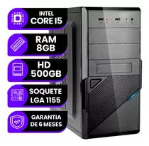 Computador Pc Cpu Intel I5 3º Geração, 8gb Memória, Hd 500gb