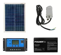 Painel Solar 20w +bomba 12v+bateria+controlador