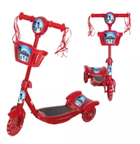 Patinete Infantil Menino Pj Masks Ajustável Led Lançamento