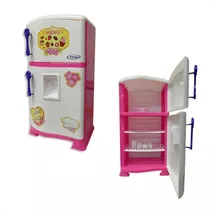 Geladeira Refrigerador Infantil Pop Casinha Flor Xalingo