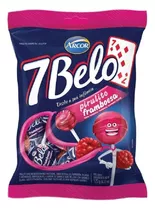 Pirulito De Framboesa 7 Belo 120g