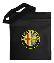 Bolsa De Basura Para Carro Alfa Romeo  Logo Color Amarillo