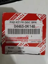 Pastillas De Freno Delanteras, Hilux Y Fortuner 2006 - 2007