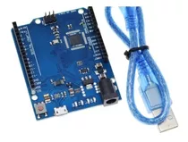 Leonardo R3 Microcontrolador Cable Usb Compatible C/ Arduino
