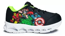 Zapatillas Hulk Capitán Araña Marvel Avengers Niño Luz Led