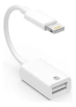 Cabo Adaptador Otg Para iPhone iPad Pendrive Teclado