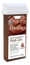 Depilflax Cera Depilatoria Roll On Chocolate 100gr