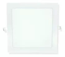 Painel De Led De Embutir Quadrado 24w Branco Quente