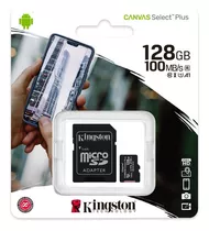 Memoria Micro Sd Kingston Select Plus 128gb Clase 10