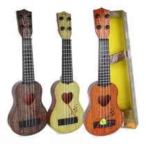 Guitarra Clásica Infantil Símil Madera Con Púa Música 38 Cm
