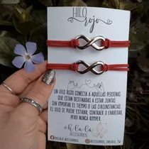 Pulseras Para Compartir - Hilo Rojo - Infinito