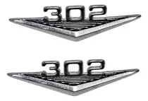 Emblema Ford V8 302 Maverick Mustang Galaxie Landau F100