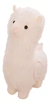 Boneca De Brinquedo De Pelúcia Alpaca Animais Branco 65cm