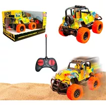 Carro Carrinho Controle Remoto Jipe 4x4 Off Road Trilha