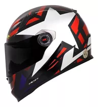 Capacete Para Moto Ls2 Ff38  Ff358 Starwar Ff358  Vermelho E Branco Brilhante Starwar Tamanho 61-62 