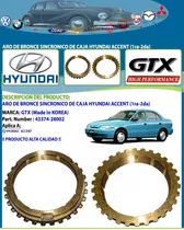 Aro De Bronce Sincronico Hyundai Accent 1ra 2da