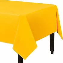 Mantel Para Cumpleaños Colores 137 X 274 Cm Glam Color Amarillo