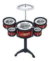 Mini Bateria Musical Infantil Jazz Drum, Tambor, Baquetas