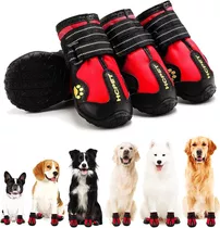 Zapatos Botas Impermeables Para Perros - Reflectantes Tallas
