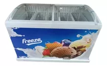 Congelador Exhibidor Comercial De 300 Lt Freeze