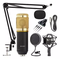 Kit Microfone Condensador Pop Filter + Braço Articulado