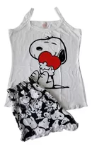 Snoopy Pijama 2 Piezas Short.. Envío Rápido 