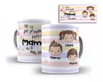 Taza Feliz Dia Mamá - Tazón Día De La Madre Personalizada