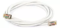 Cabo De Rede Blindado Cat5e Com Rj45 Branco - 15 Metros