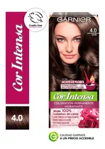 Kit Tintura Permanente Cor Intensa De Garnier X45gr Tono 4.0