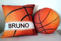 2 Almohadon Basquet-basket Personalizado.