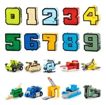 Brinquedo Marvin O Robô Dos Números Carro Educativo Montar