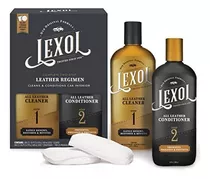 Kit De Cuidado De Cuero Lexol Acondicionador Y Limpiador, Us