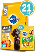 Ración Perro Pedigree Adultos Mayores + Obsequio Y E.