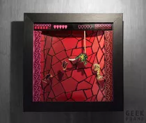 Battletoads - Nes - Cuadro Diorama 3d - Retro - Geek Frame