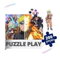 Quebra Cabeça Naruto Shippuden 200 Peças Original Puzzle