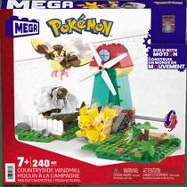 Mega Construx Pokémon Moinho Rural Hkt21 Mattel Quantidade De Peças 240
