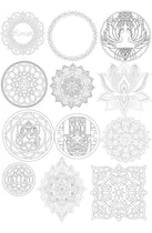 17 Mandalas Trabalhadas, Arquivo Corte Cnc Laser.