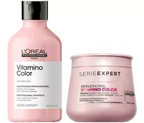 Shampoo + Mask Para Cabello Teñido Loreal Vitamino Color