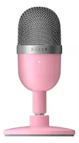 Micrófono Razer Seiren Mini Condensador Supercardioide Rosa
